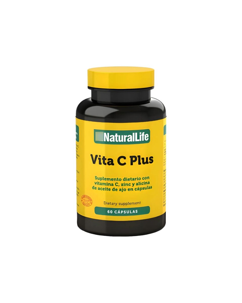 ¡OFEERTA POR VENCIMIENTO! Vital C plus 60 Cáps Natural Life 
