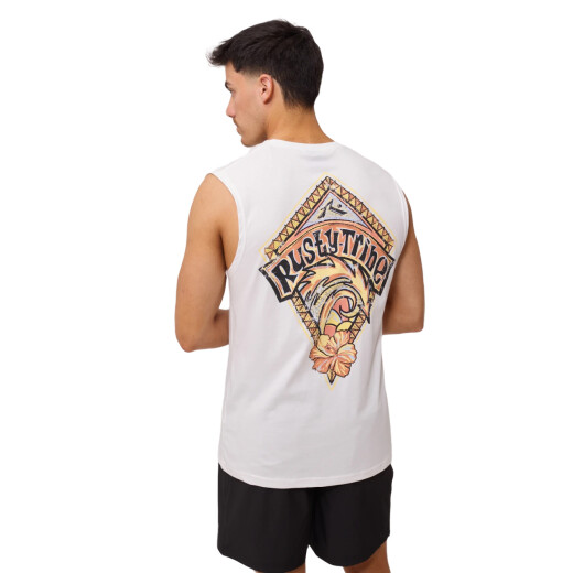 Musculosa Rusty Bigol - Blanco Musculosa Rusty Bigol - Blanco