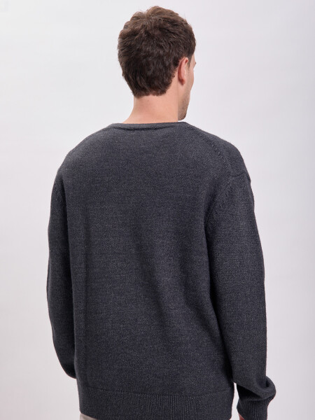 Cardigan punto Gris Oscuro
