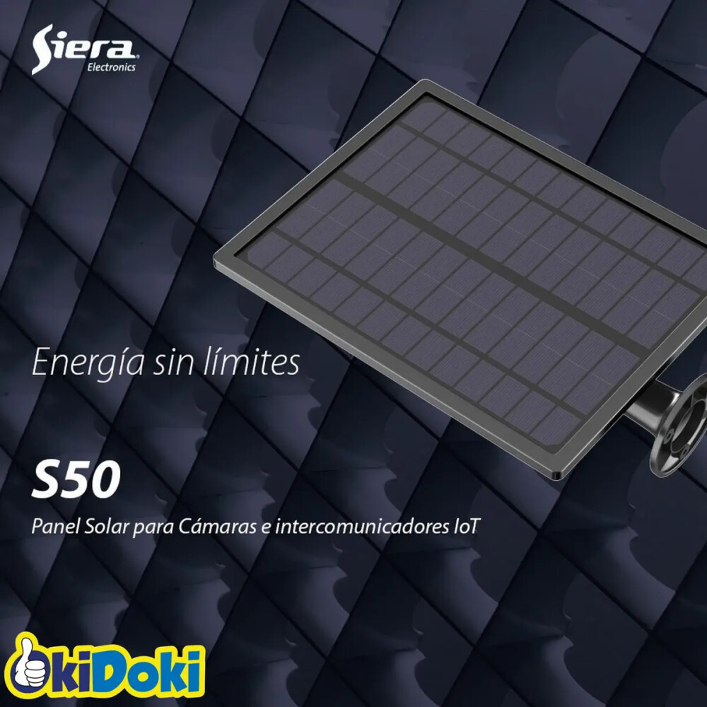 Panel Solar Para Cámaras E Intercomunicadores Siera Panel Solar Para Cámaras E Intercomunicadores Siera