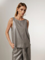 Musculosa Cariño Plateado