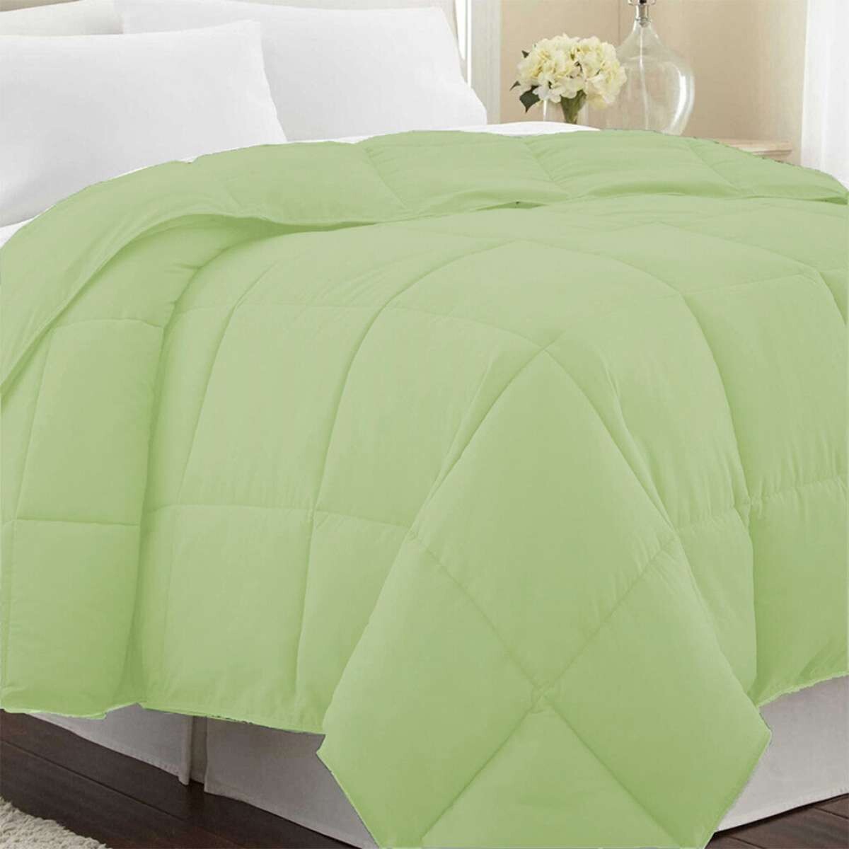Acolchado de Plumas 1 Plaza Home Class 150 x 220 cm - Verde 