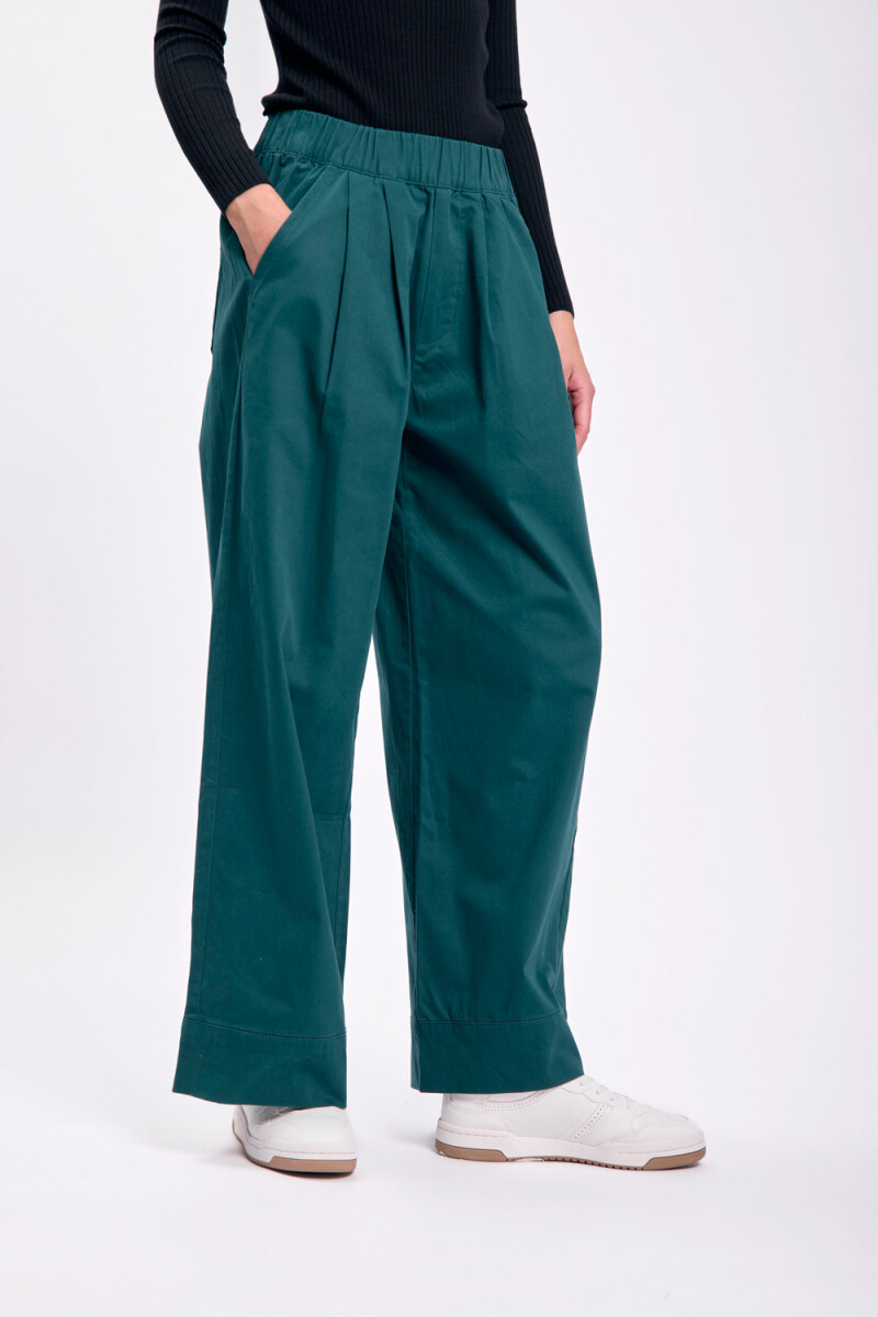 Pantalón ancho Verde