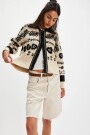 SHELBY CARDIGAN Blanco Y Negro