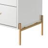 Cómoda Aparador Jasper 1.82 White Gloss Gold