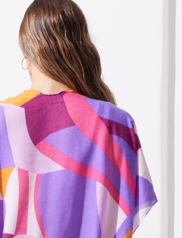 Kimono Printed LAVANDA/MULTI