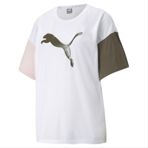 Remera Puma Moda Dama Modern Sp Fashion Tee Blanco S/C