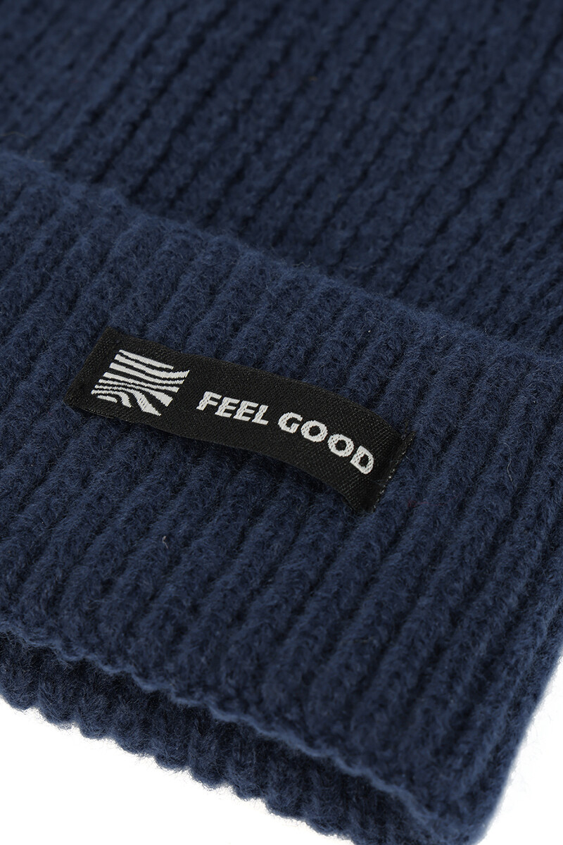 Gorro tejido Rio Azul