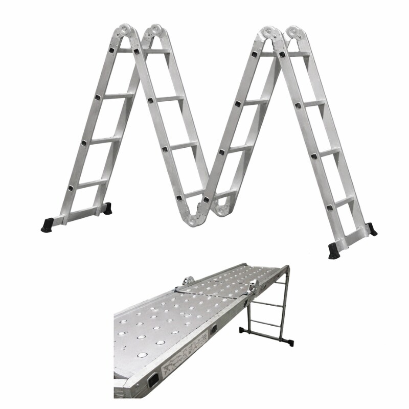 GALOX ESCALERA MULTIFUNCIÓN PANTHER 16 ESCALONES C/PLATAFORMAS Galox Escalera Multifunción Panther 16 Escalones C/plataformas