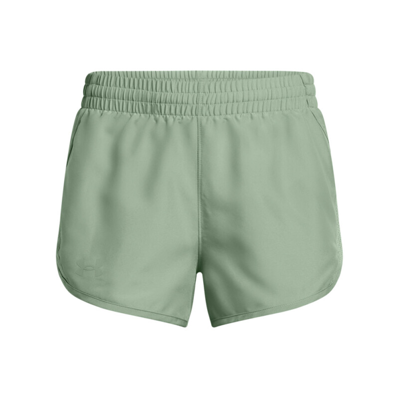 UA Fly By 3'' Shorts-PPL GRN-348