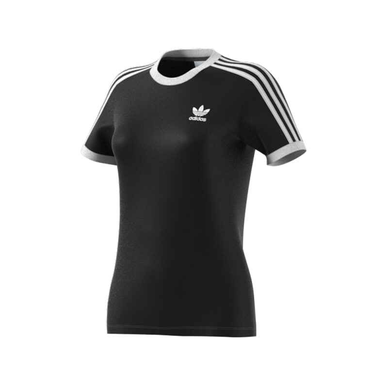 REMERA adidas 3 STRIPES Black/White
