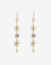 Aros Colgantes Largos Color Aros Colgantes Largos Night Botanic - Dorado