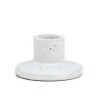 Candelabro porta velas de cerámica Small (4,6 cm) - Blanco Candelabro Porta Velas De Cerámica Small (4,6 Cm) - Blanco