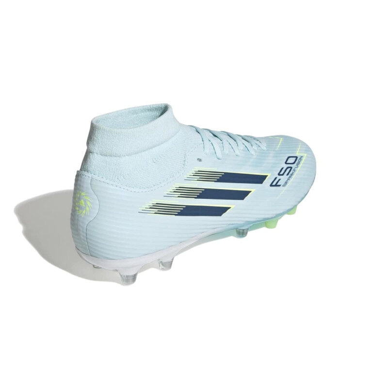 Championes Futbol Cancha FG Adidas F50 SPARKFUSION LEAGUE FG/AG de Mujer - JR8998 Celeste-negro