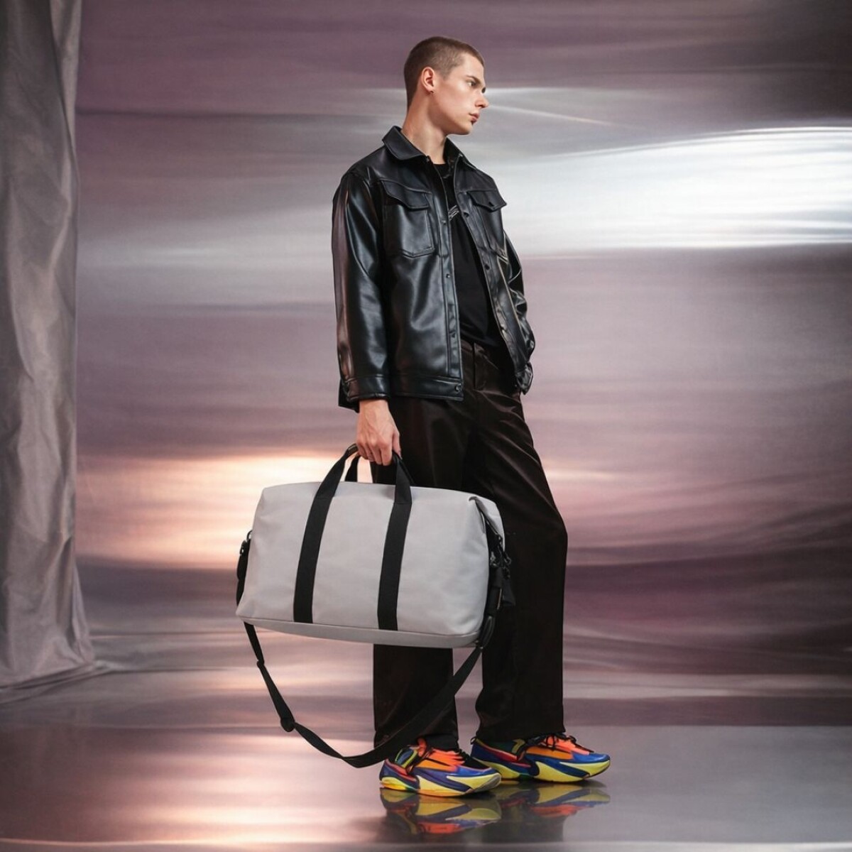 BOLSO DASH GRIS 38L GASTON LUGA 