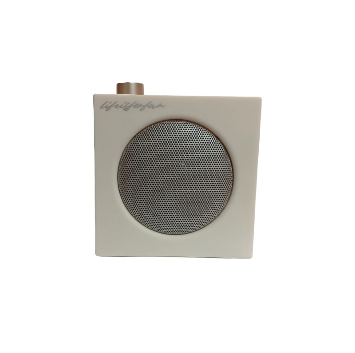 Parlante cuadrado - beige 