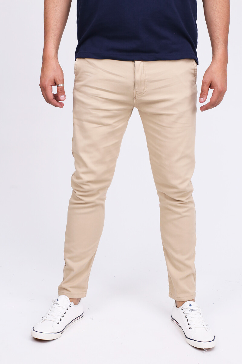 Pantalón Hombre Beige