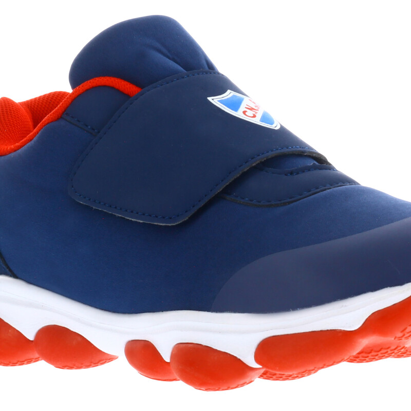 Championes Infantiles Nacional Bubbles Kids Azul Marino - Rojo