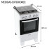 Cocina A Gas James C105 B COCINA JAMES C105 BLANCA SGAS 3205 AP
