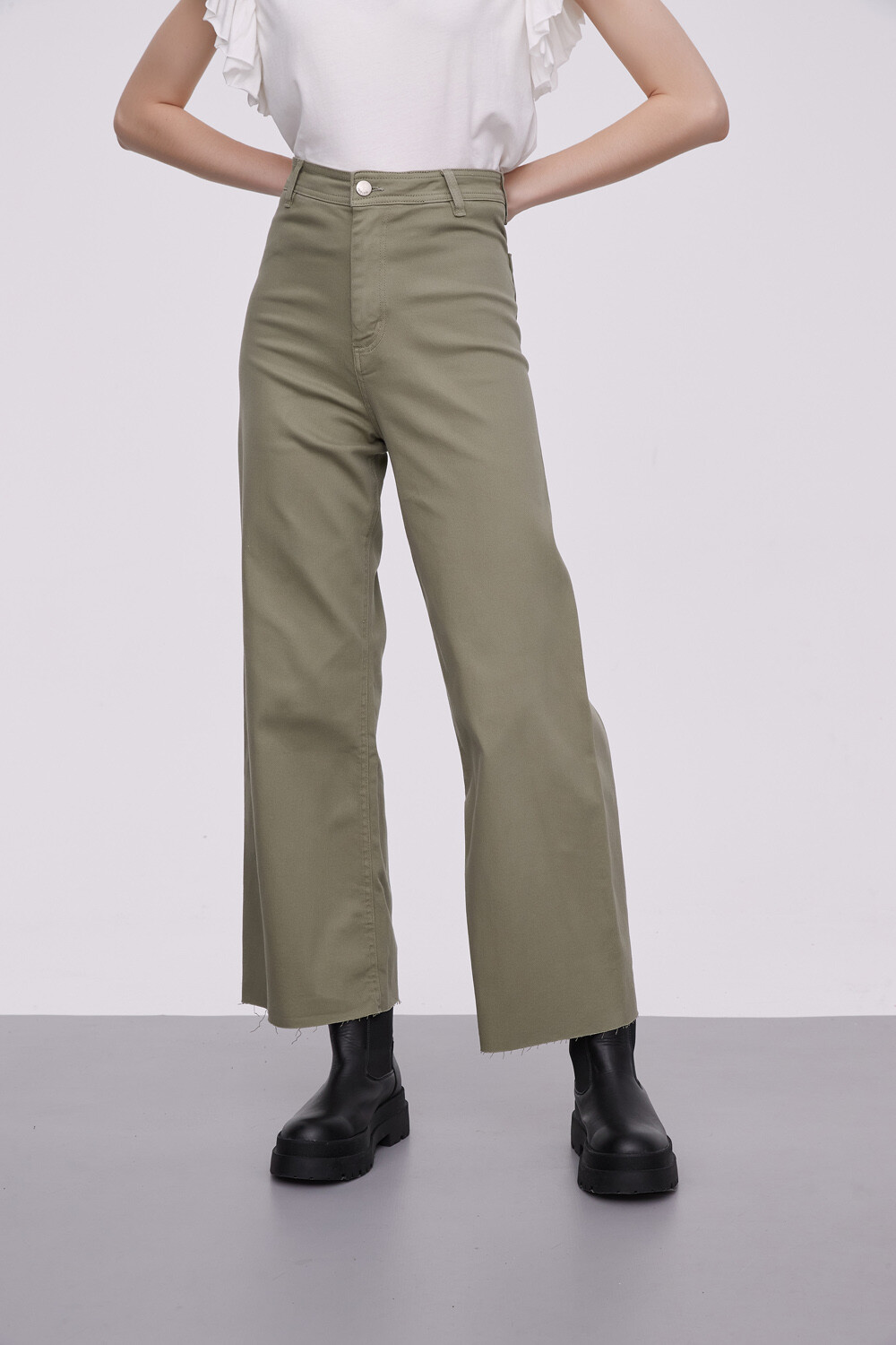 Pantalon Balton Verde Seco