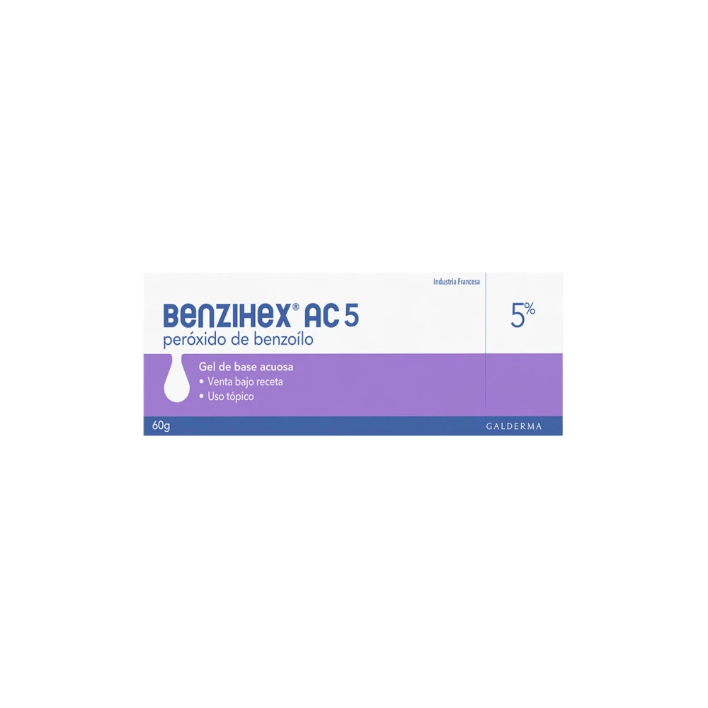 BENZIHEX AC 5% GEL CJ X 60 GRAMOS