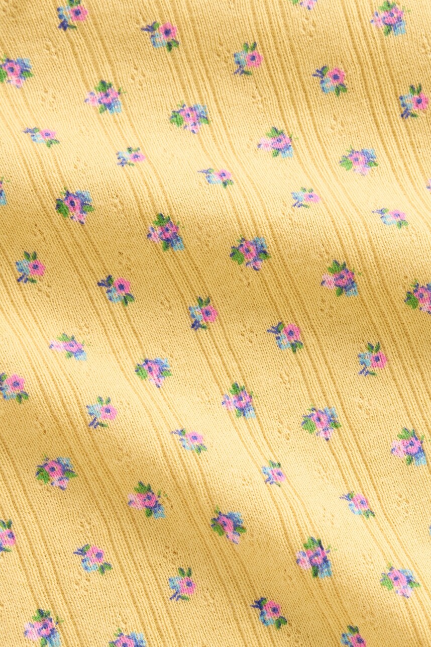 Remera Pointelle Toddler Niña French Almond