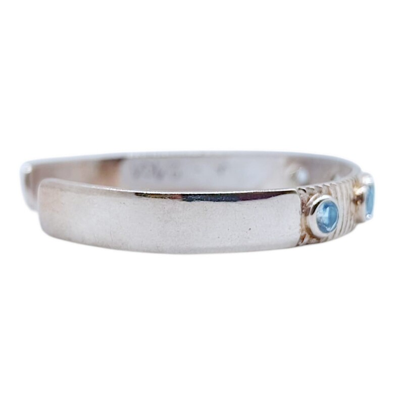 Brazalete "Pune" silver topacio azul-BR2014 conpiedra