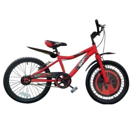 Bicicleta Hotwheels R.20 Niño Rojo