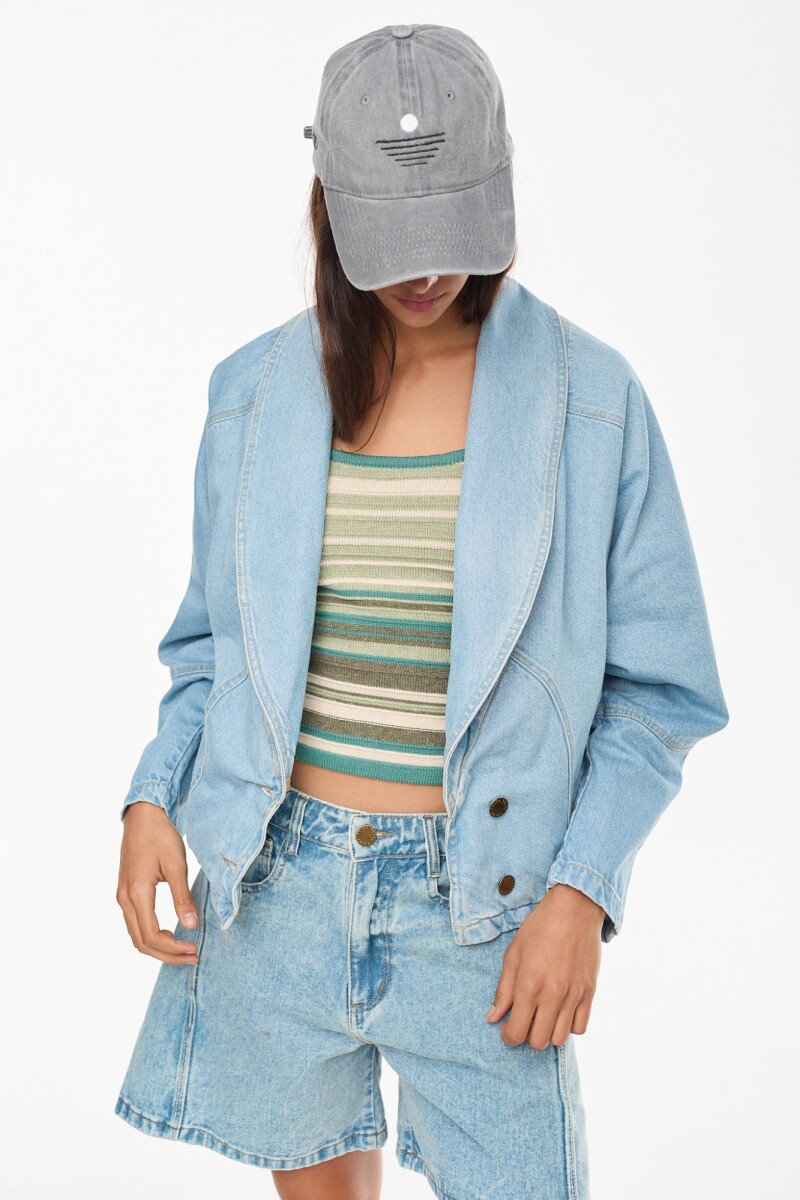 Chaqueta Orilla - Celeste Washed 
