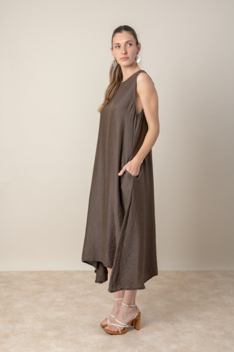 VESTIDO LUX LUNA Chocolate