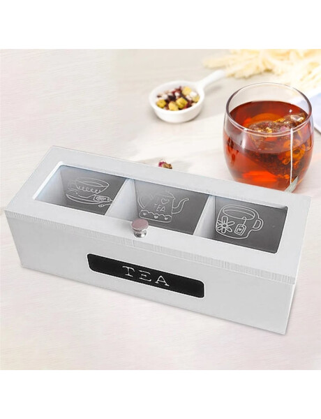 CAJA DE TE 3 DIVISIONES 23x8x7CM MADERA TEA CAJA DE TE 3 DIVISIONES 23x8x7CM MADERA TEA