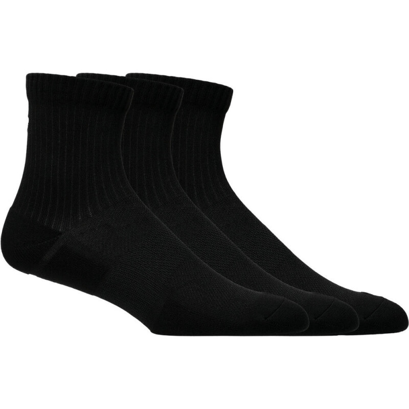 Medias Running Practice Quarter 3P Unisex Performance Black