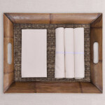 Set x4 Servilletas Crema