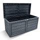 Baúl multifunción para exterior 320 lts GRIS