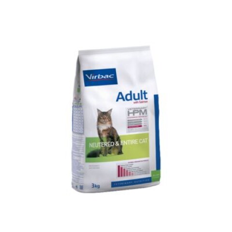 VIRBAC CAT ADULT WITH SALMON NEUTERED & ENTIRE 7 KG Unica
