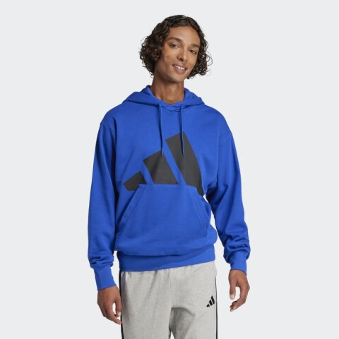 Canguro Essentials Logo Grande Felpa Francesa Azul