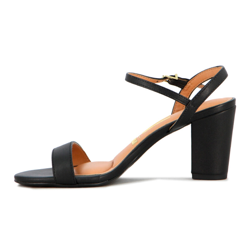 Vizzano Sandalia Taco Ancho Y Pulsera Negro