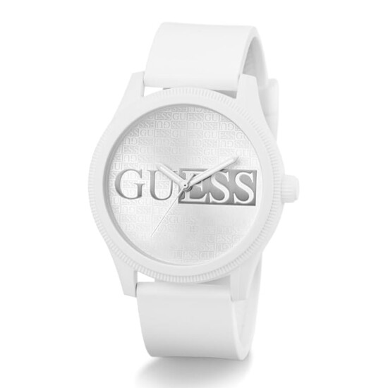 Reloj GUESS REPUTATION Silicona Blanco Esfera 45mm 0
