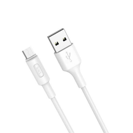 Cable de Datos HOCO USB a Micro USB Blanco 1mt Cable de Datos HOCO USB a Micro USB Blanco 1mt