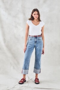 Remera Algodón Elastano Blanco