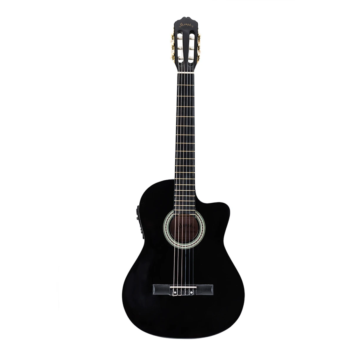 GUITARRA ELECTRO ACÚSTICA MEMPHIS 951 NYLON BLACK 