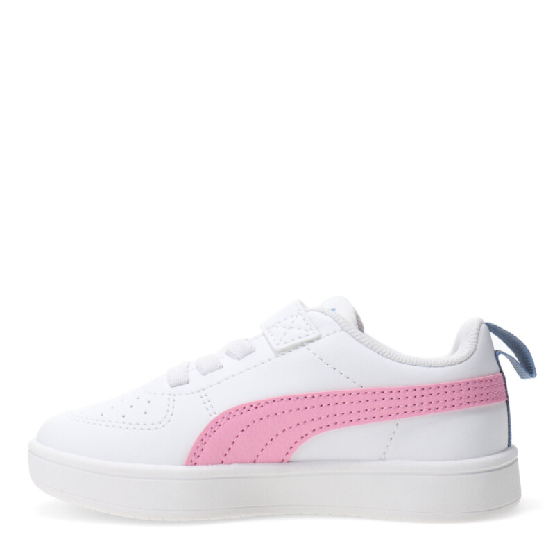 Championes Infantiles Puma Rickie AC PS Kids Blanco - Rosa - Lila