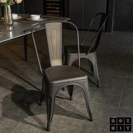 Silla Tolix Bronce