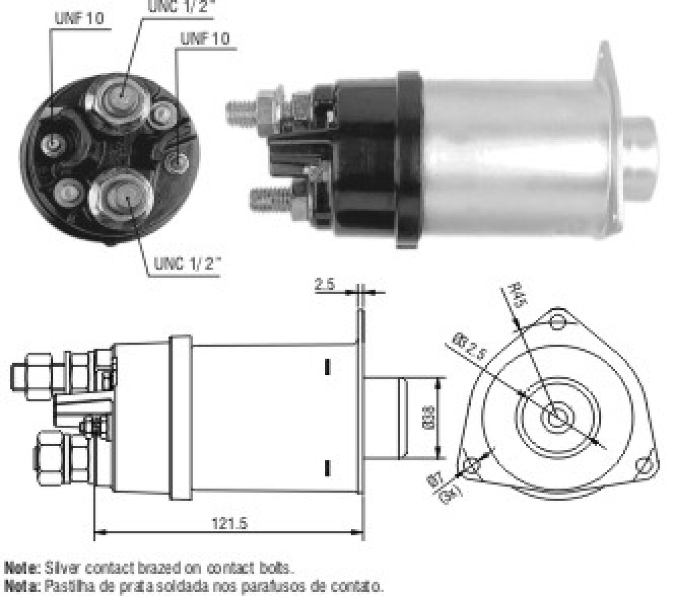 AUTOMATICO DE ARRANQUE - DELCO REMY 42MT 24V ZM 