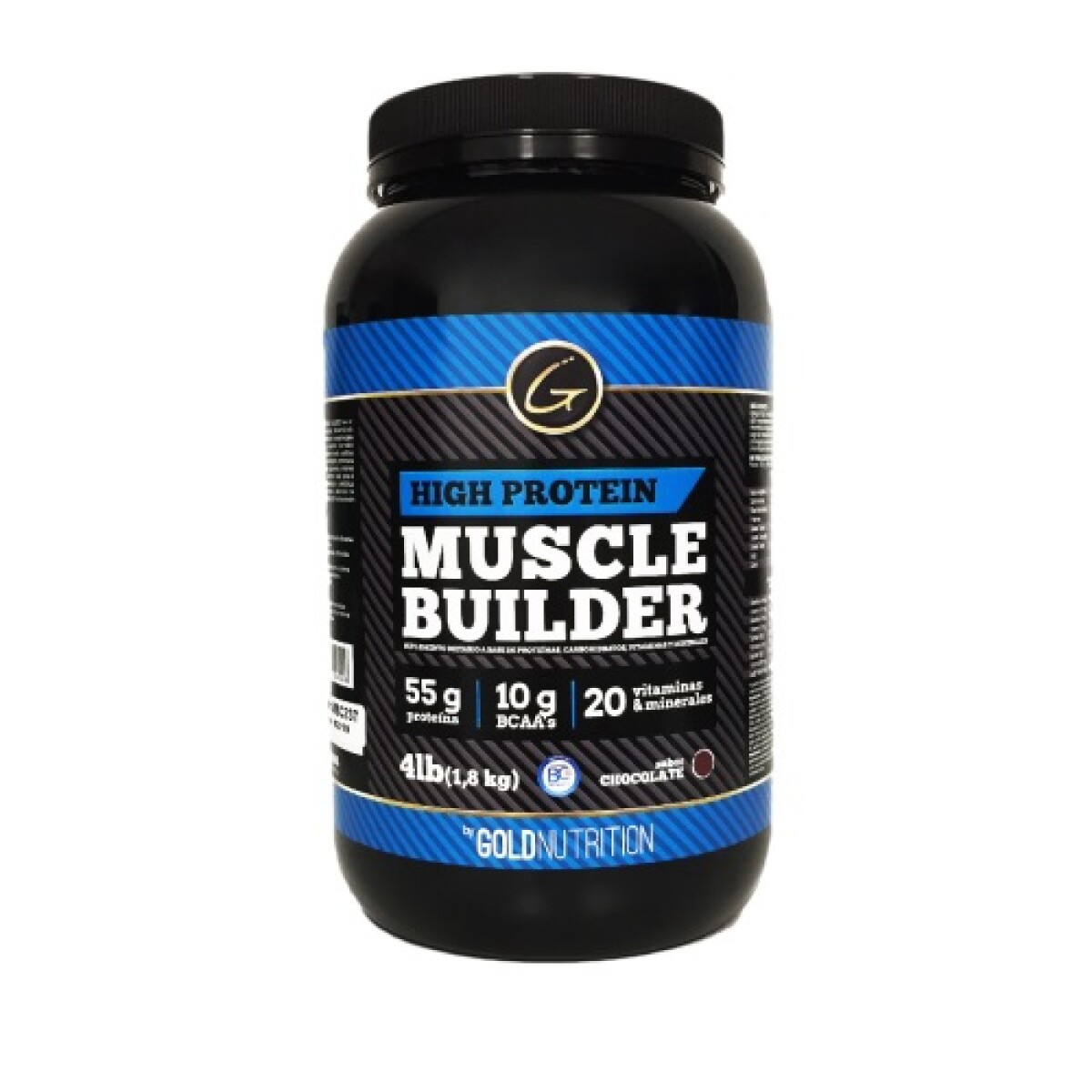 High Protein Muscle Builder Gold Nutrition Chocolate 4 Lbs. 