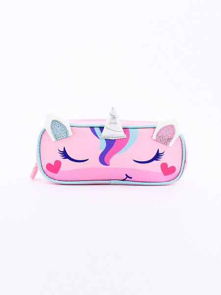 CARTUCHERA UNICORNIO CELESTE