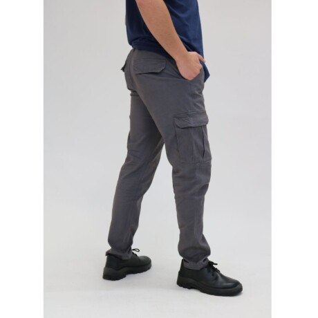 Pantalón cargo flex Gris
