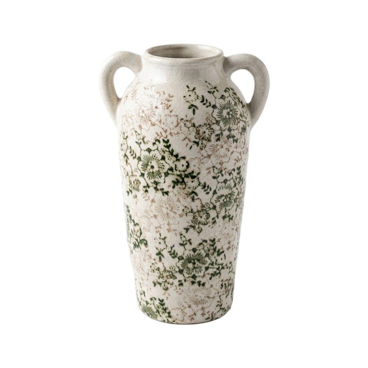 JARRON CERAMICA ESTAMP VERDE 29.5CM 