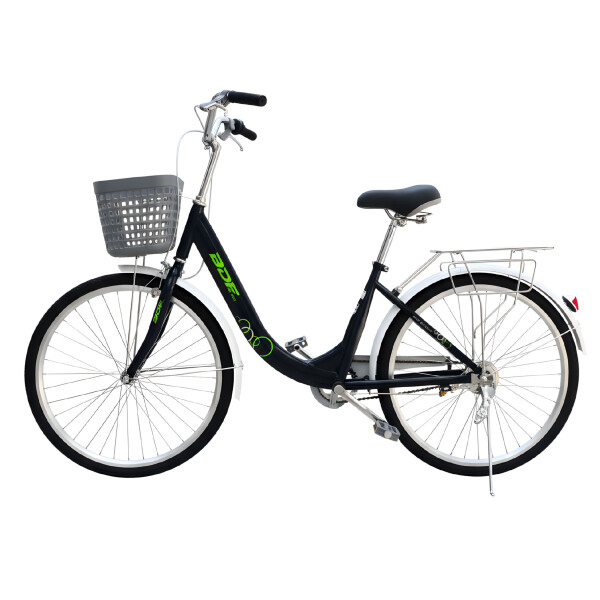 Bicicleta BDF Paseo Urbana Rodado 26 " Canasto Freno V-Brake Azul 1