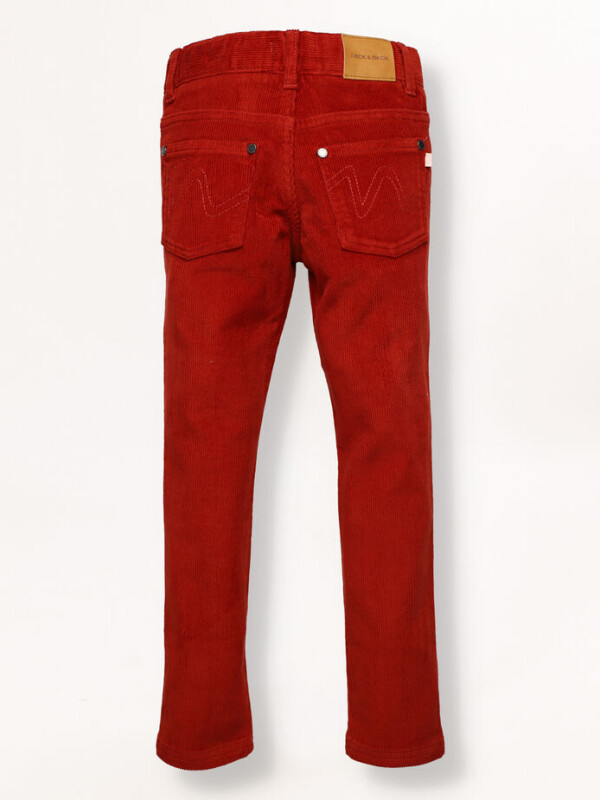 Pantalón en micropana color caldero Pantalón en micropana color caldero
